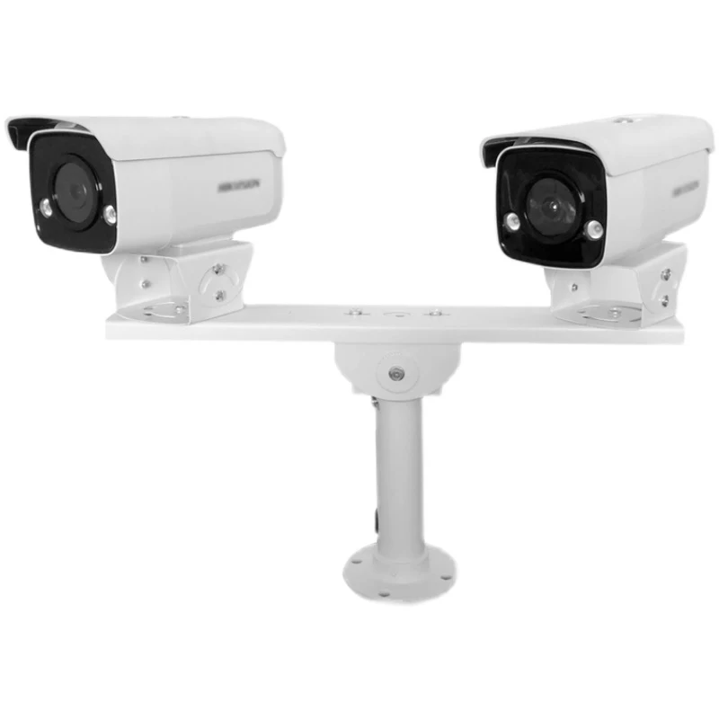 Dual Camera Mount Bracket Extension Bar Horizontal Arm Wall Ceiling Security Camera Mount Holder for Surveillance Camera