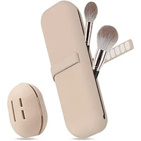 2025 New Trendy and Practical Cosmetic Brushes Organizer Bag for Women and Girls - Carry Your Makeup Sponge and Tools Anywhere 1