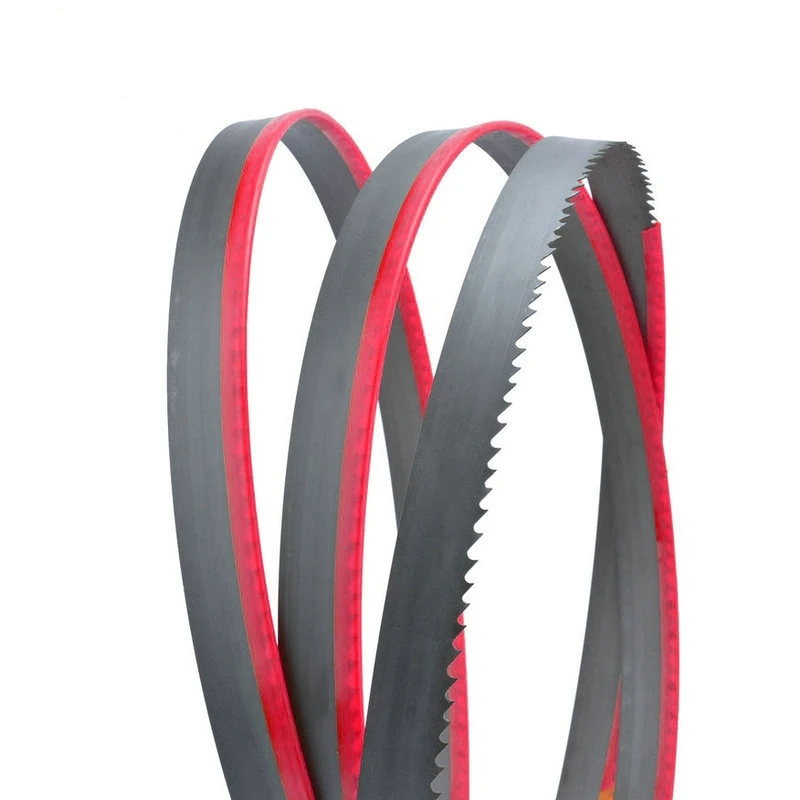 Enhanced Bi-Metal Band Saw Blades - 13mm Wide × 0.6mm Thick × 6 TPI for Hardwood and Soft Metal Cutting