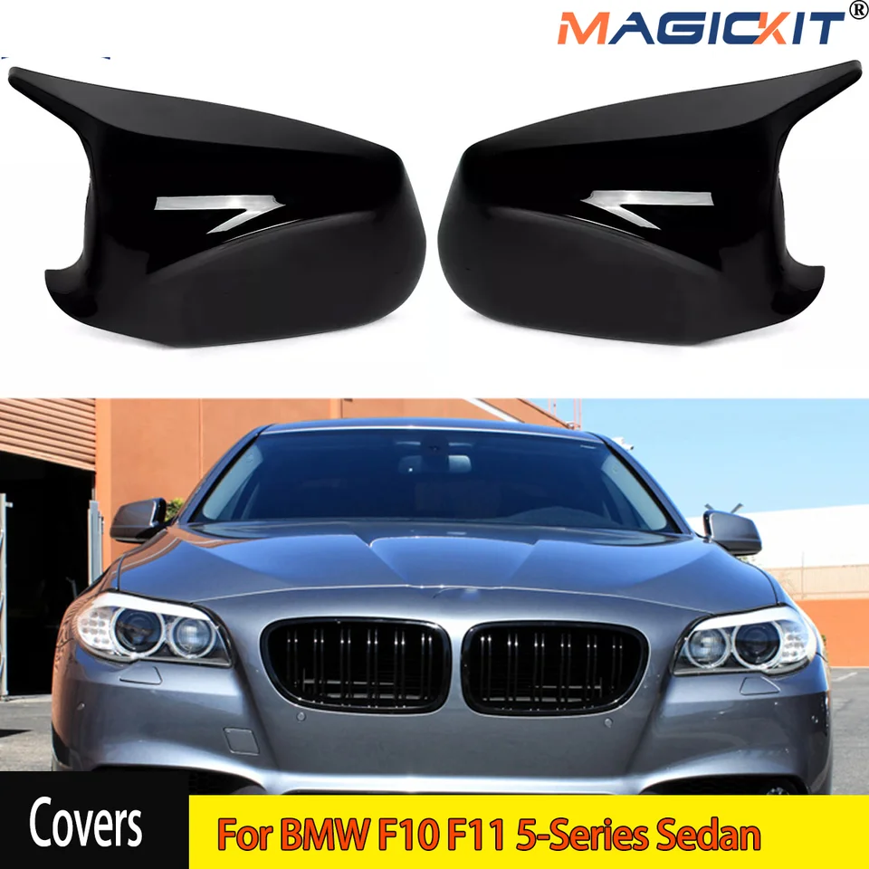 Auto Voor B&MW 5 Serie F10 F11 F18 528I 530I 535I 550I 2011 2012 2013 Auto Achteruitkijkspiegel Cover Zijspiegel Vervanging Cap Etsuhiro (Color : Zwart Auto Voor B&MW 5 Serie F10 F11 F18 528I 530I 535I 550I 2011 2012 2013 Auto Achteruitkijkspiegel Cover Zijspiegel Vervanging Cap Etsuhiro (Color : Zwart