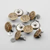 10/20Sets 17mm Brass Jeans Buttons Hollow Shank Button Sewing-Free Change Waist Size Buttons for Garment Sewing Accseeories 5