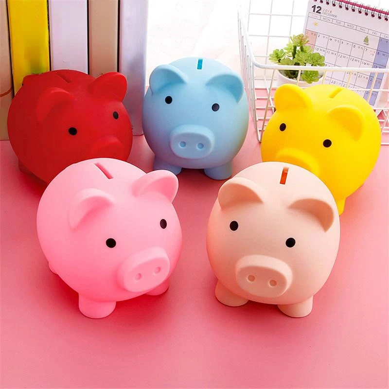 1PCChildrenPiggyMoneyBankSmallPiggyBankMoneyBoxesStorageKids