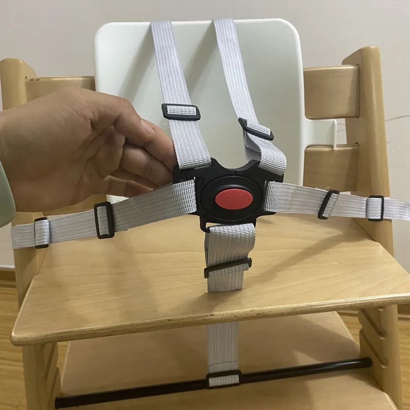 Child Growth Chair Seat Belt Baby Chair Seat Belt Dining Accessories Safety Protection Five Point Buckle Belt