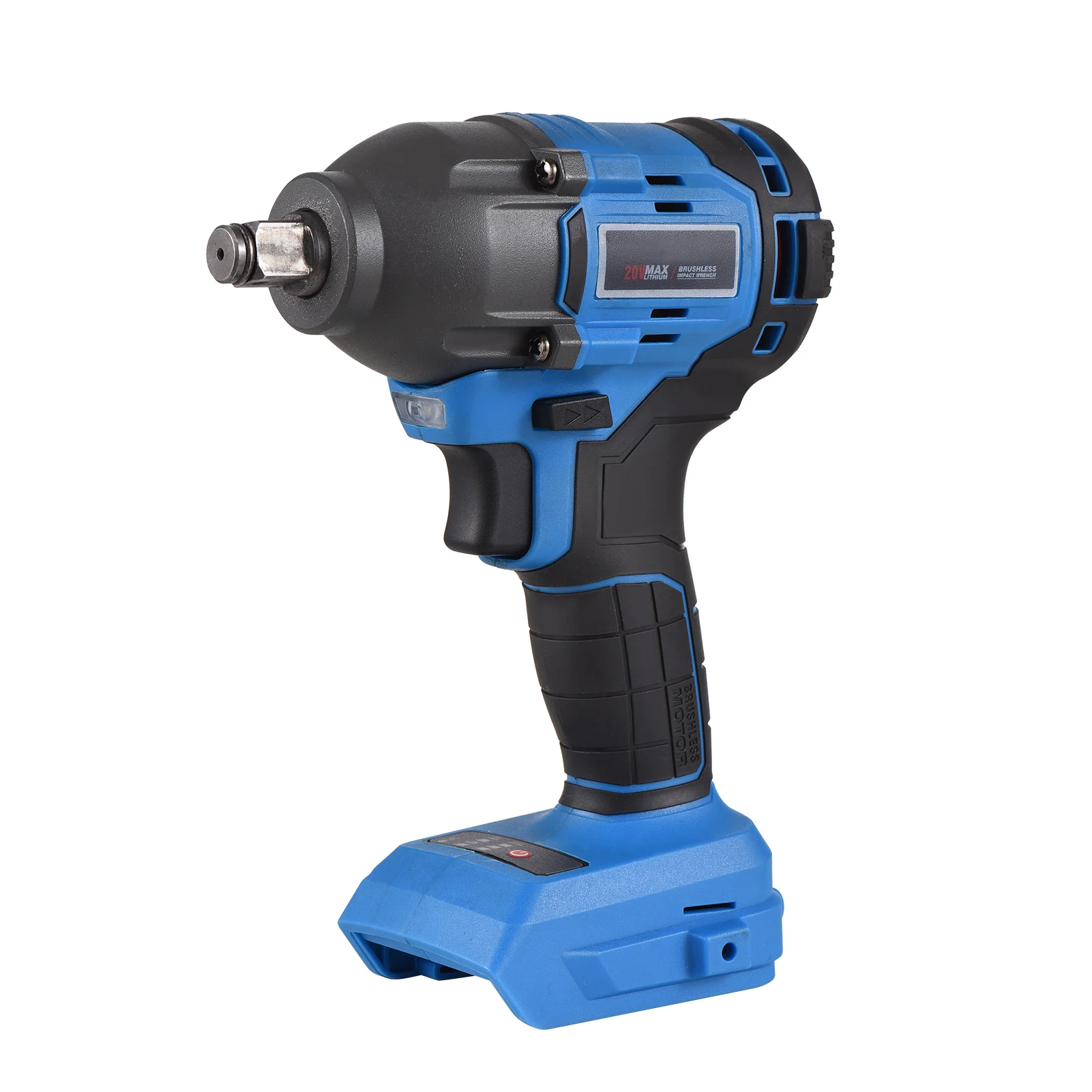 20v Cordless Brushless Impact Wrench 1/2in Chuck Variable Speed 350n.m