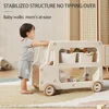 Toy Organizers And Storage For Kids, 2 Layers Toy Storage Cabinet With Bookshelf Toys Organization Chest With Bins Multipurpose 2