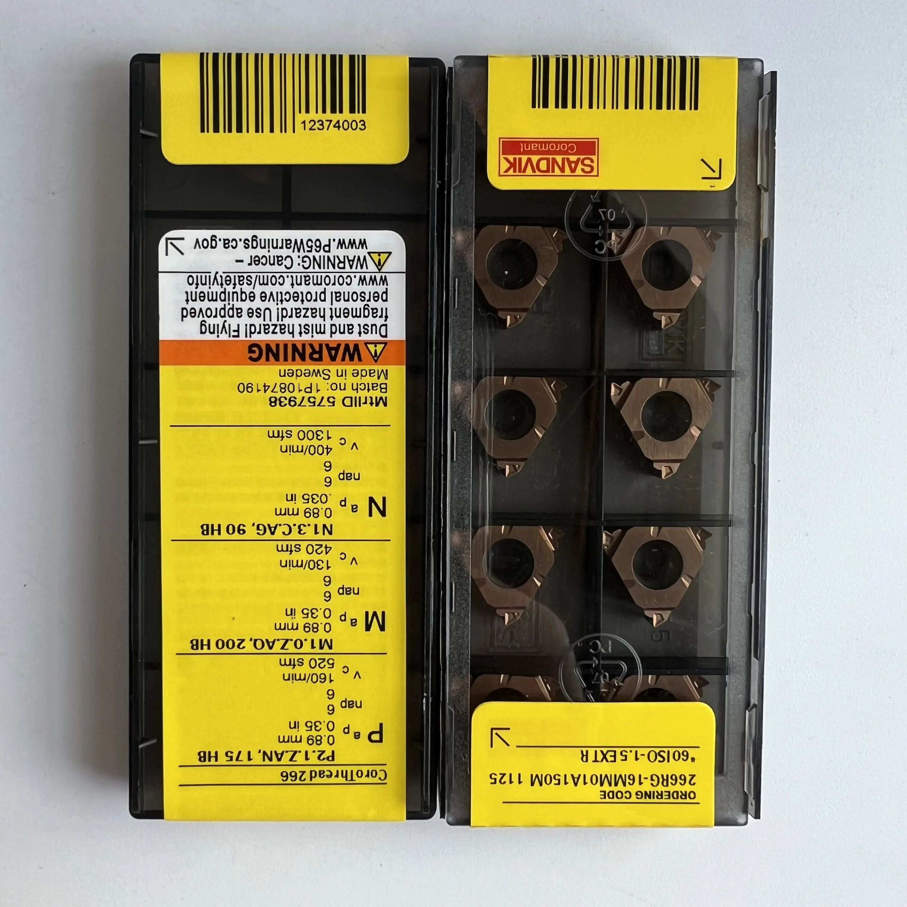 

266RG-16MM01A150M 1125 Carbide CNC blade