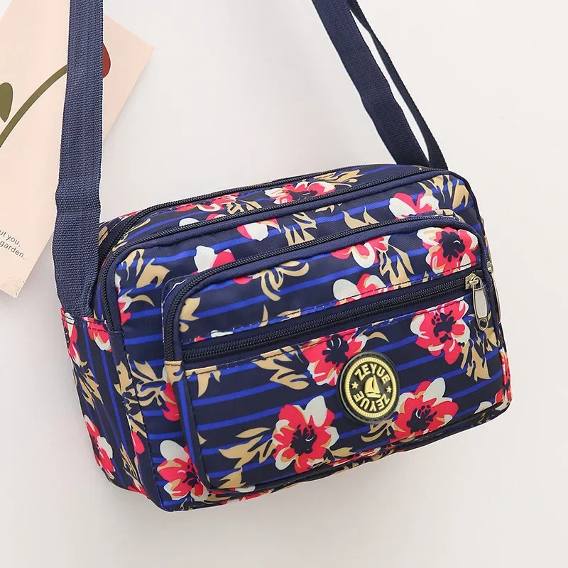 Crossbody Bags Oxford Cloth Women Casual Backpack Messenger Nylon Canvas Shoulder Middle-aged Mother Handbag