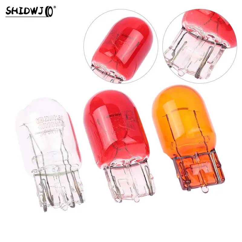 

12V T20 7440 7443 WY21W W21W Halogen Bulbs 7443 W21/5W T20 Super Bright Backup Reversing Light For Car Signal Lamp