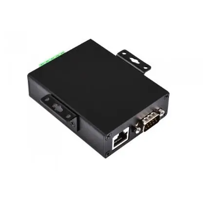 RS232/RS485/RS422 to RJ45 Ethernet Converter Module, Industrial Rail-mount Isolated Serial Server,TCP/IP to Serial Module,10 / 100M Auto-negotiation RJ45 Connector