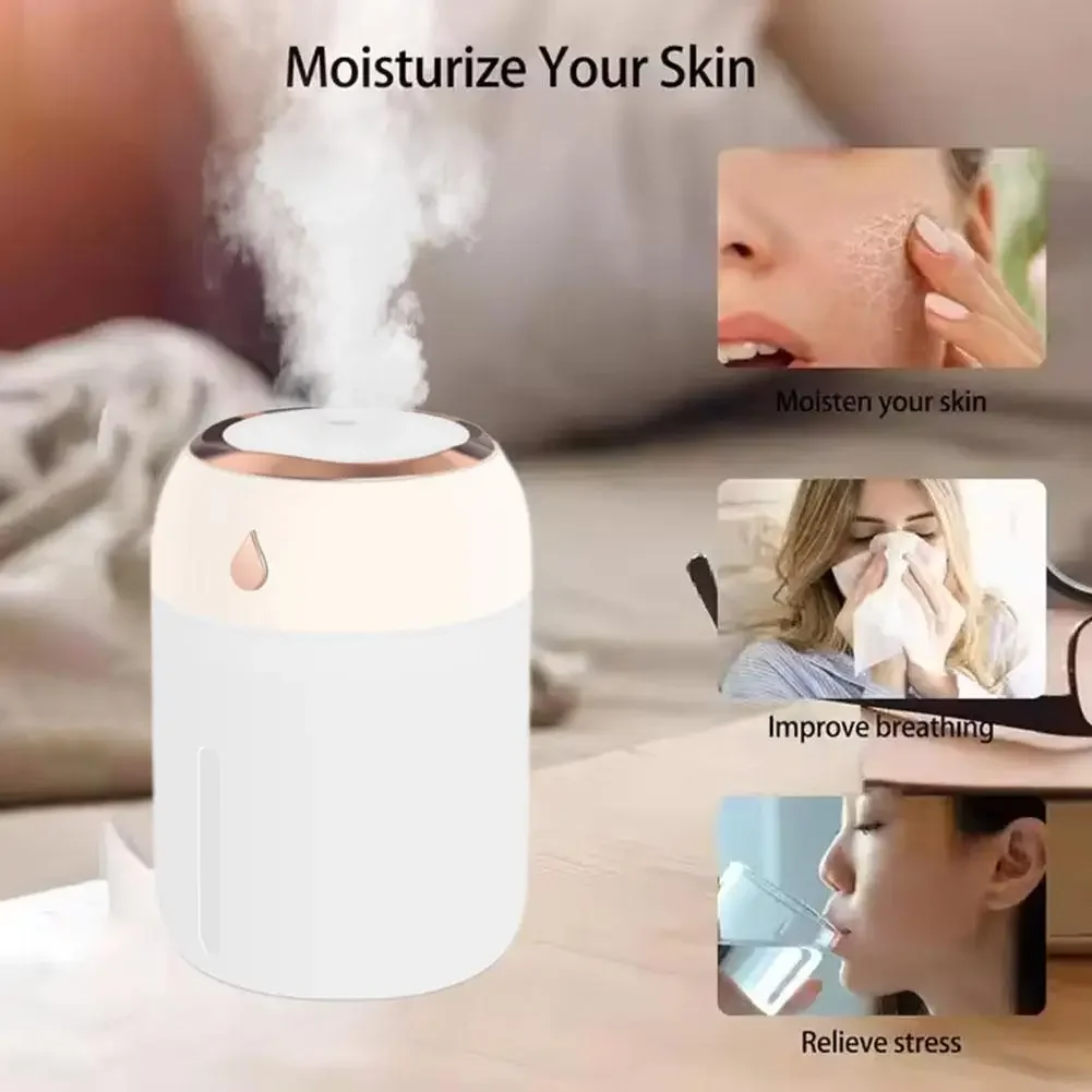 Portable Mini USB Air Humidifier Aroma Diffuser