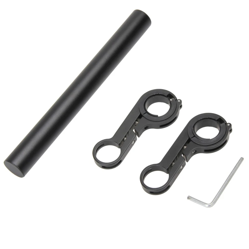 Bike Handlebar Extender 20CM/10CM Aluminum Alloy Bicycle Front Light Bracket Lamp Flashlight Accessories Mountain Bicycle Parts