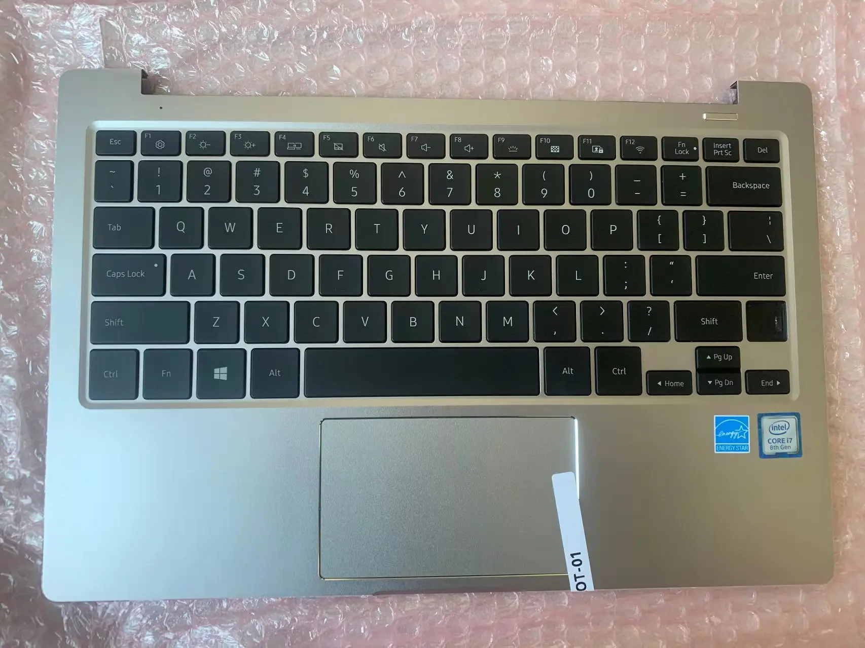 

Новые детали для ноутбука, клавиатура для Samsung NT730XBE NP730XBE, клавиатура с подсветкой, C, подставка для рук, клавиатура с подсветкой, сенсорная панель