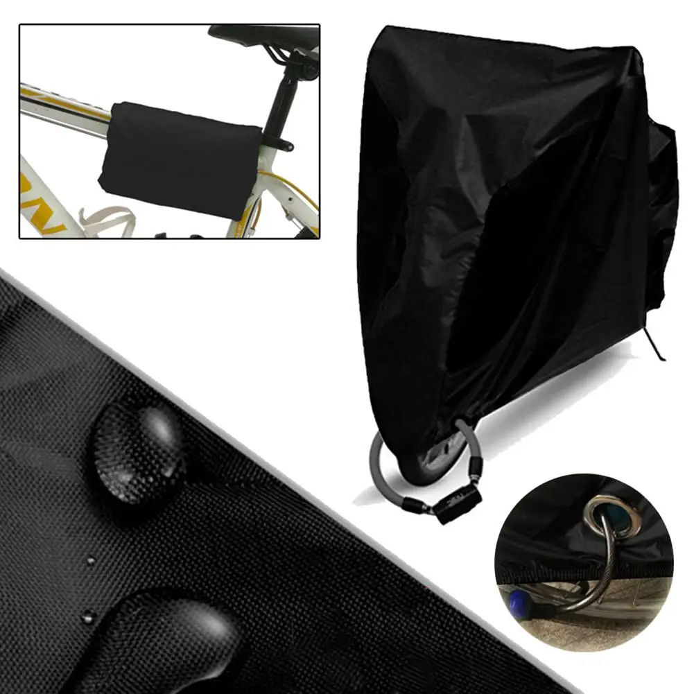 

Hassle-Free Bike Cover Outdoor Waterproof Bicycle Covers Rain Snow Protector For 1 Or 2 Mountain Road Electric Bikes Dropship