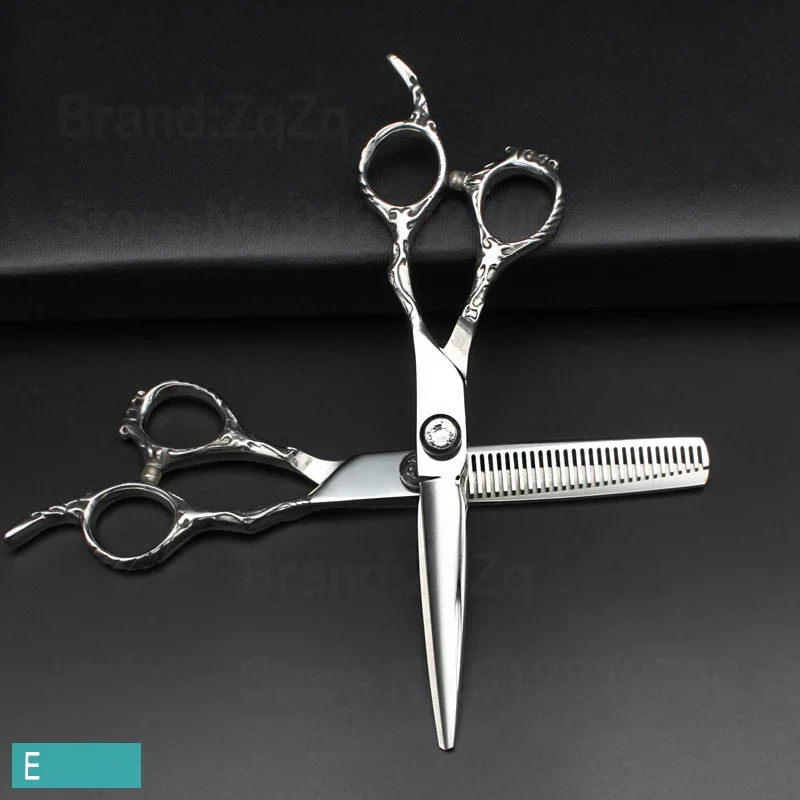 Zqzq 6 Inch Haar Knippen Schaar Professionele Kapper Roestvrij Staal Kappers Scheermes Shear Voor Mannen Vrouwen Kids Salon