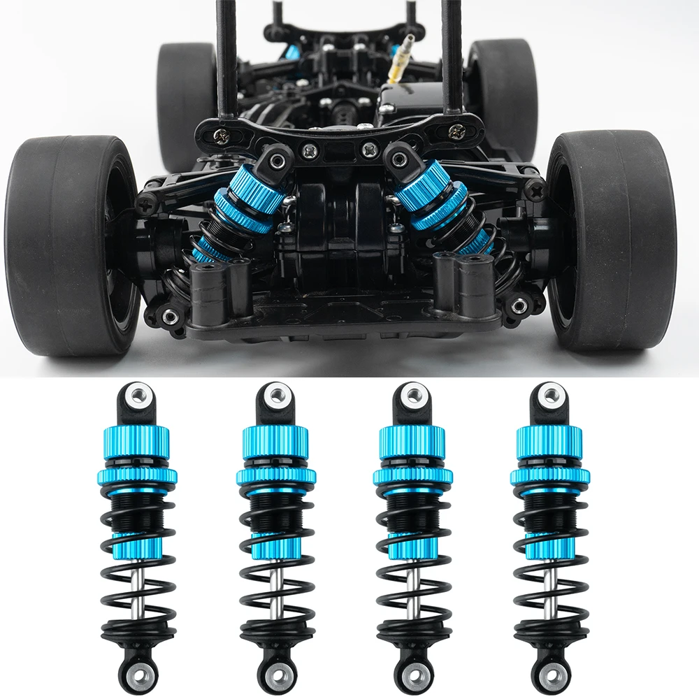 YEAHRUN 4 Stück Ölstoßdämpfer aus Aluminiumlegierung für Tamiya TT02 1/10 RC Drift Car Upgrade-Teile – Detail 13