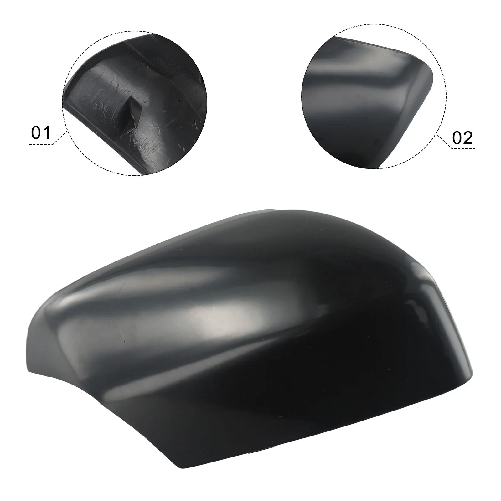 

Left & Right Auto Mirror Cover Cap 39894354 For Volvo XC70 XC90 2007-2014 Exterior Rear View Mirror Housing Part