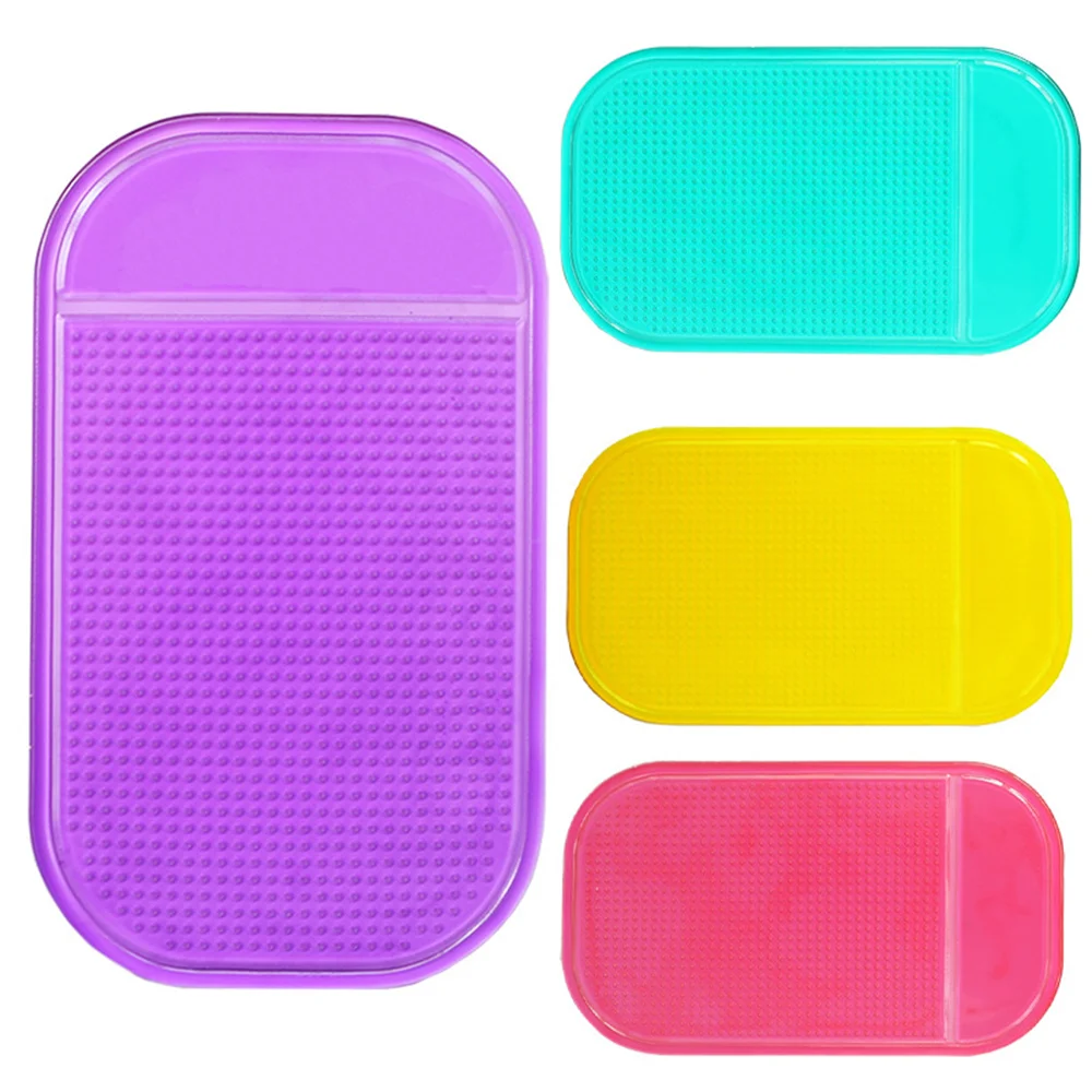 

142*83mm Multi-Color Car Gadget Styling Sticky Silicone Material Anti Non Slip Mat Car Accessories Car Sticky Anti-Slip Mat