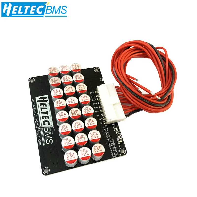 Heltec 6S 7S 8S 5A 6A 액티브 이퀄라이저 밸런서/8s 이퀄라이저 Lifepo4 리튬 리포 LTO 에너지 전송 보드 핏 커패시터