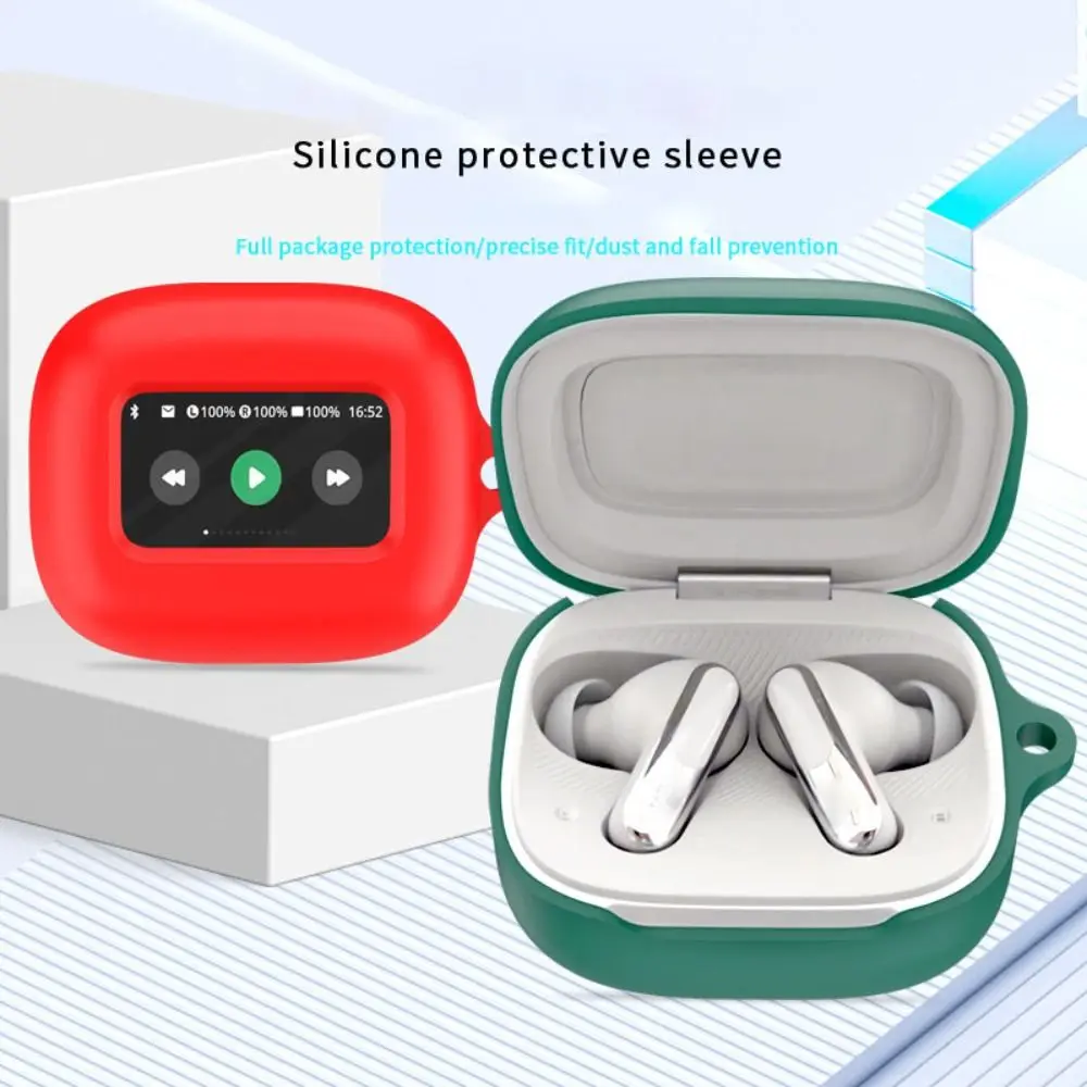 Silicone Protective Earbud Cover with Hook for Mini Bluetooth Earphones