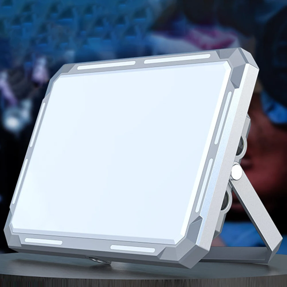 Description Picture 6 of item116 LEDs Tent Light Stepless Brightness Magnetic Work Light Type-C Rechargeable Power Bank Function 4000mAh Light Last Up To 24H