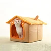 Cat House Semi-Enclosed Four-Season Universal Pet Nest Small Pet Shelter Washable Pet Supplies 2