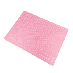Introducing the Versatile Double - Sided Craft Cutting Mat - Perfect for Sewing, Carving, and DIY Projects in 6 Vibrant Colors (Pink)