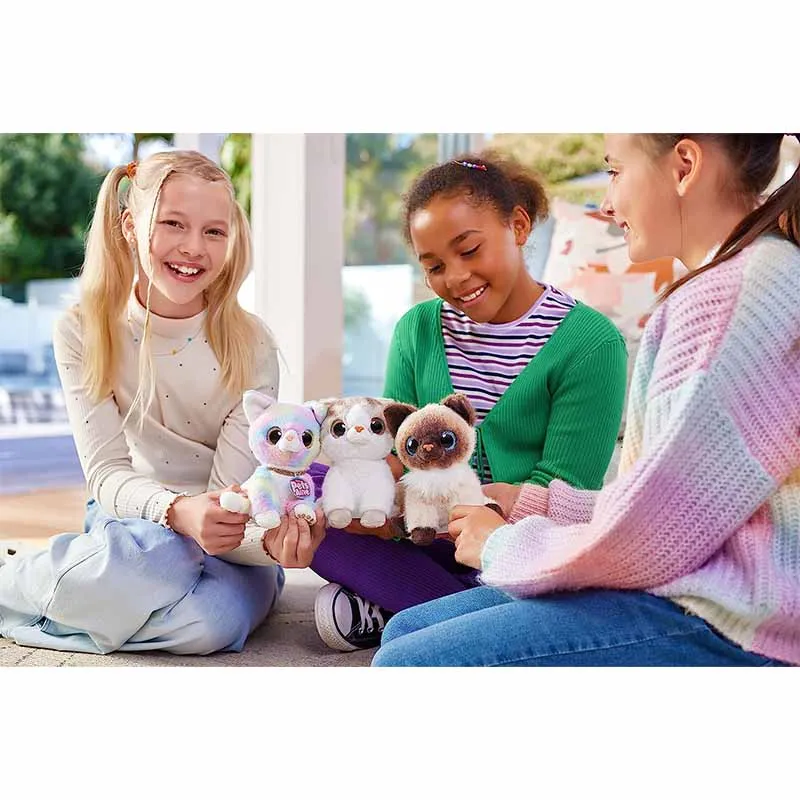 [New] ZURU Pets Alive Smitten Kittens Surprise Interactivity Woolen Cat Girl Cartoon Sound Toy Doll Birthday Gift Beach Sand Toy 5