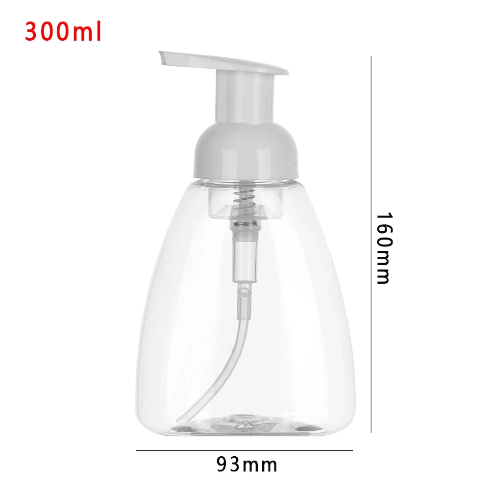Clear Foaming Pump Bottles for Liquid Soap, Shampoo, and Lotion - Multiple Sizes Available