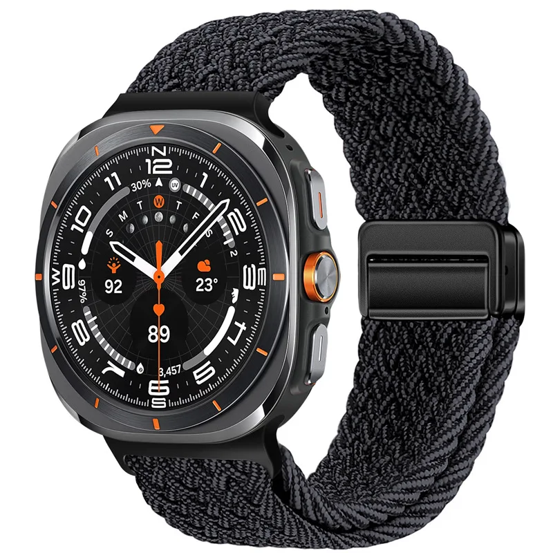 Nylon Magnetic Buckle Braided Solo Loop Strap Bracelet