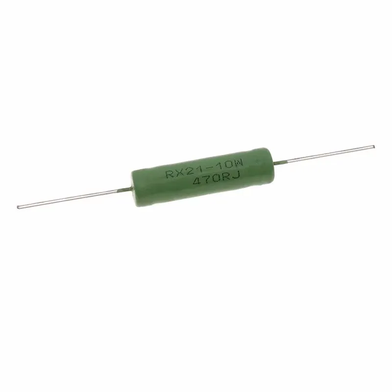 RX21 10W Wire Wound 5% Resistance 1R-36R Resistor 10PCS