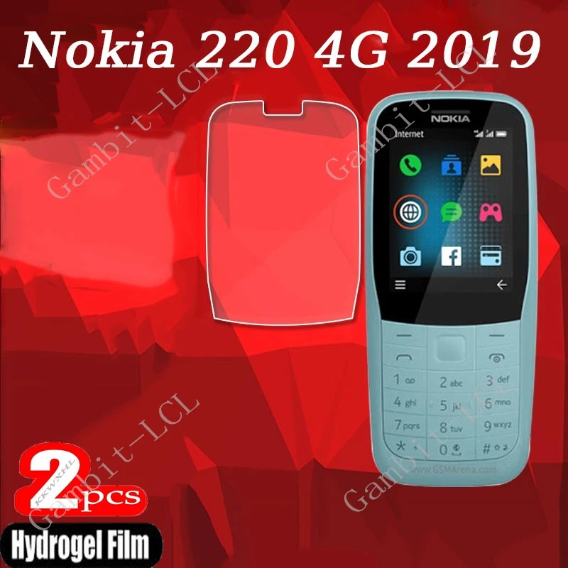 Dual-SIM Hydrogel Screen Protector for 2.4 Phones - Pack of 2
