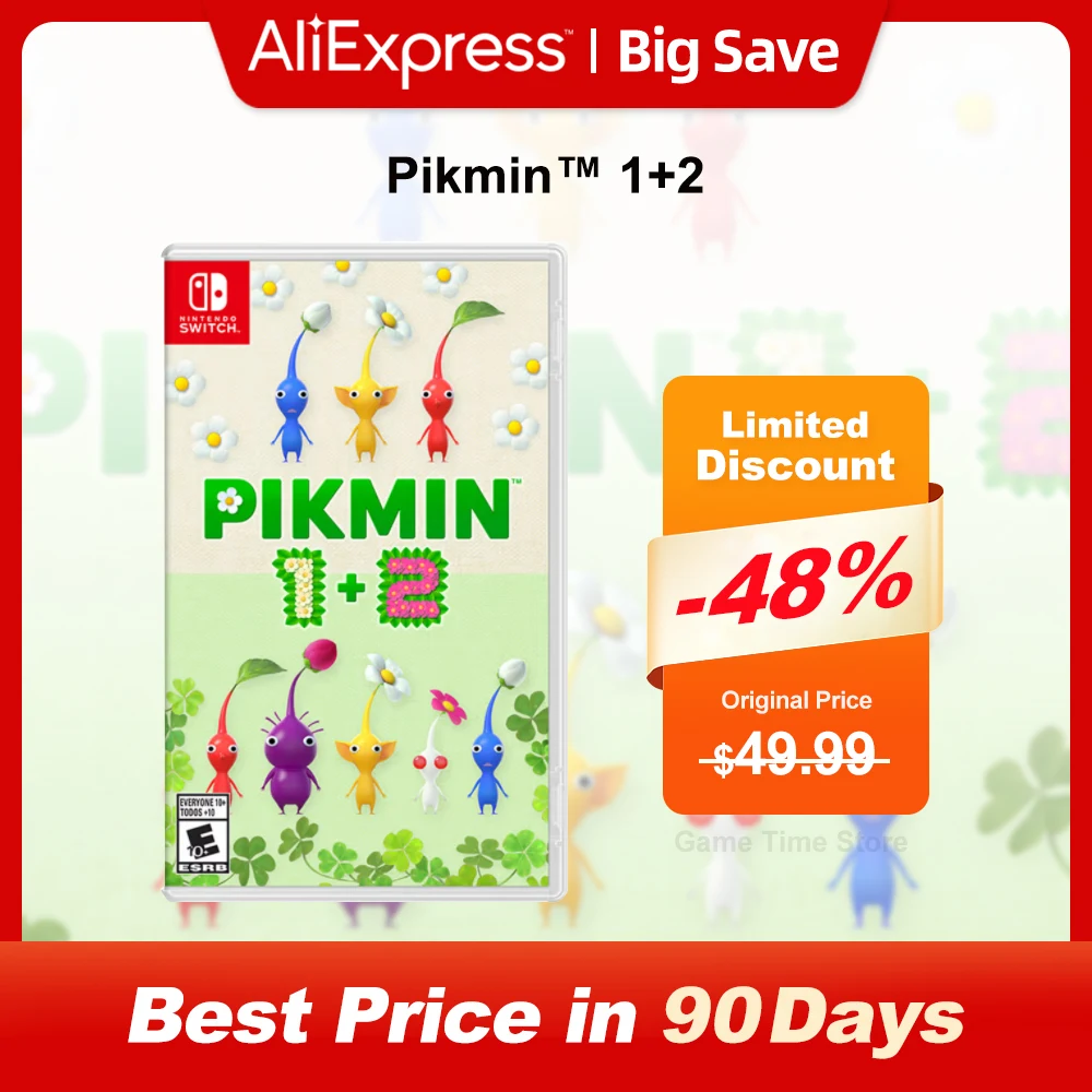 Pikmin 1 + 2 игры на нинтендо switch, 100% оригинальная карточка для физических игр, экшн-жанр, поддержка 1 игрока для игровой консоли Switch