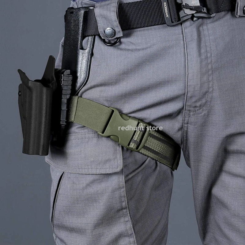 GunHolsterStrapMultislipElasticBandStrapDropLegThighSingle