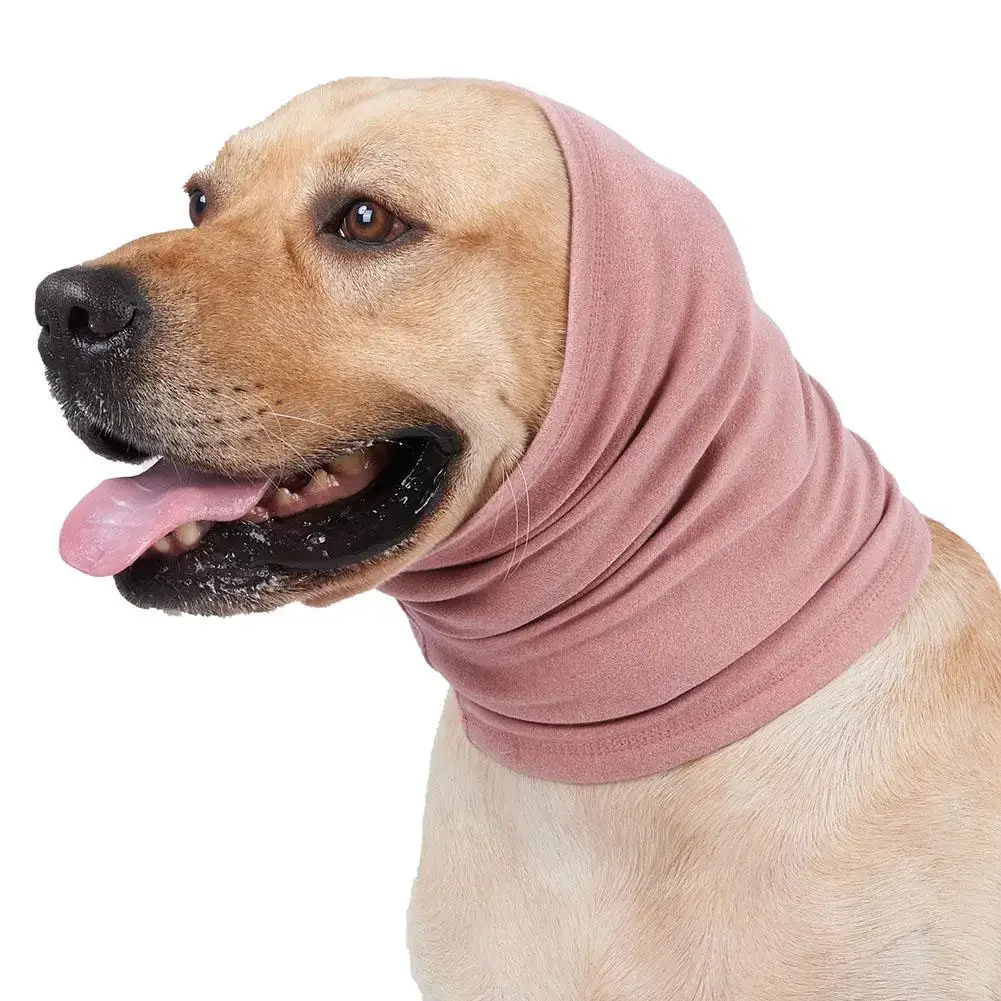 

Pet Dog Ear Cover Wrap Noise Snood Anti-scare Noise Protective Ear Muffs For Calming Anxiety Relief Dropship