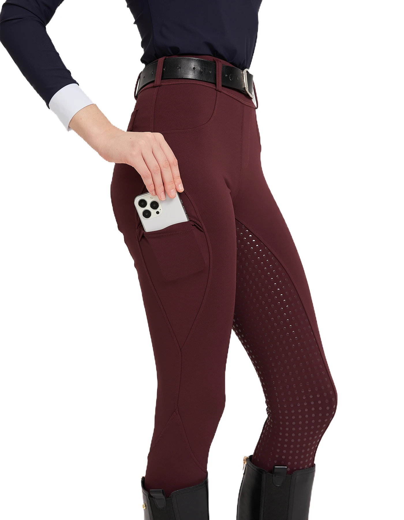 Professional horse riding pants silicone anti-slip quick-dry tight-fitting cycling sports pants for equestrian exams 2