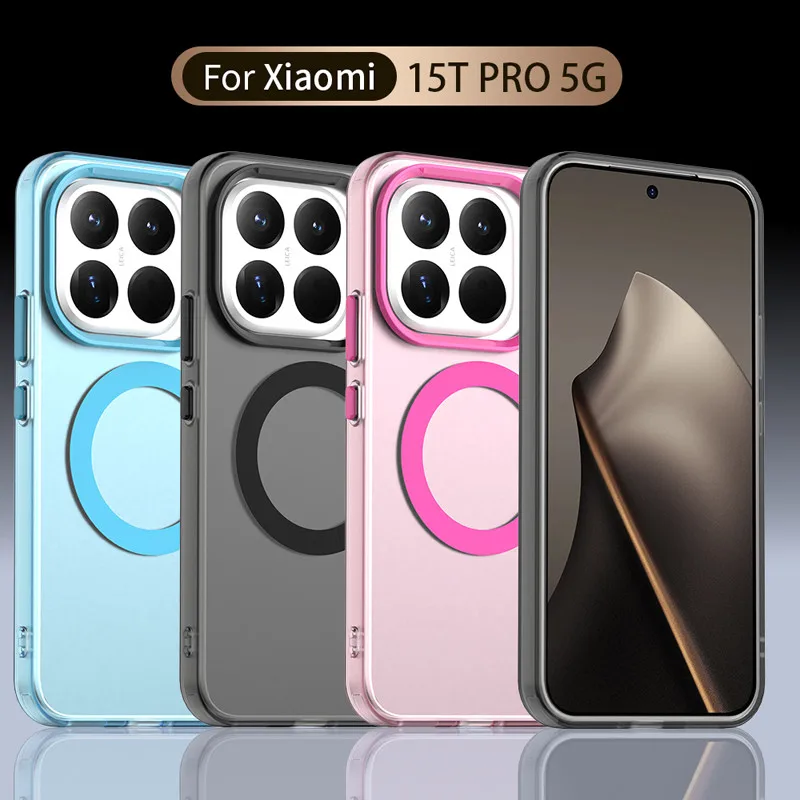 Minimalist Anti-Drop Magnetic Phone Case - Matte Translucent Finish