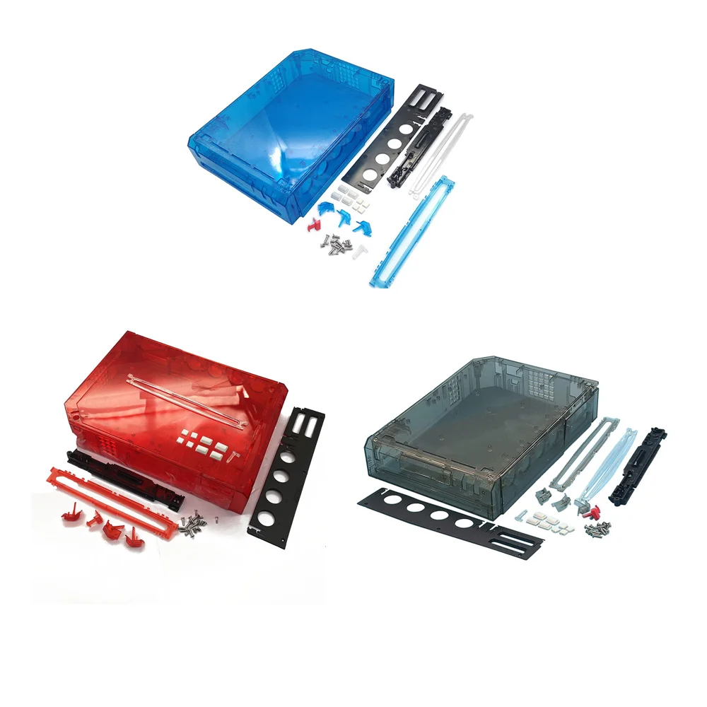 Per Wii Console Di Gioco Protezione Shell Per Wii Custodia Completa Per Console Di Gioco/Viti Per Accessori/Spine In Gomma/Adesivi/Staffe