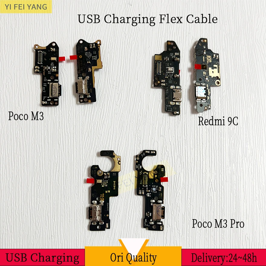 

Ori USB Charger Port, Jack Dock Connector, Flex Cable for Redmi, Xiaomi Poco 9C, M3 Pro, Charging Board Module, 5Pcs