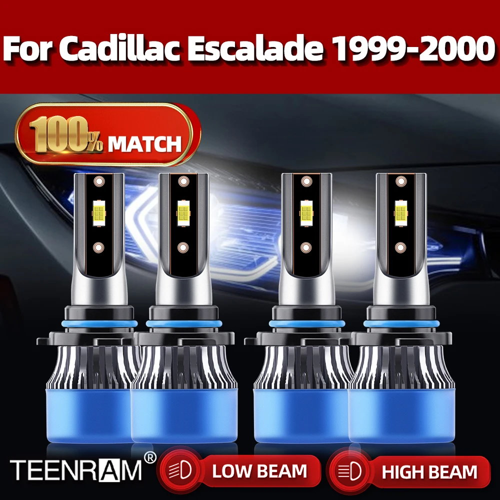 

Canbus LED Headlight Bulbs 240W 40000LM Car Headlamp 6000K White Turbo Auto Lamps 12V 24V For Cadillac Escalade 1999 2000