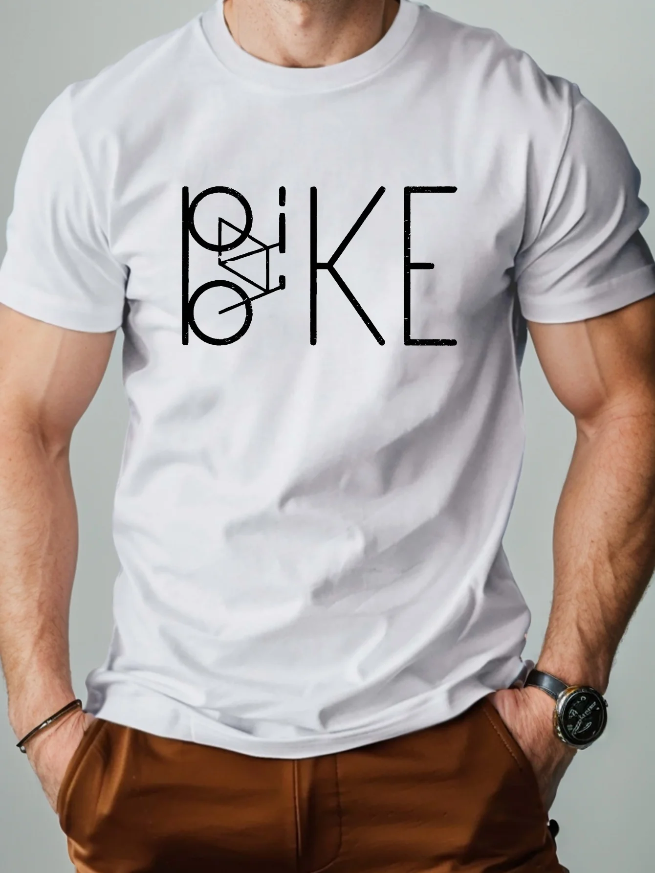 

Мужская мягкая хлопчатобумажная футболка с удобной посадкой-расслабленная Повседневная футболка для максимального комфорта и воздухопроницаемости-идеально подходит для повседневной носки