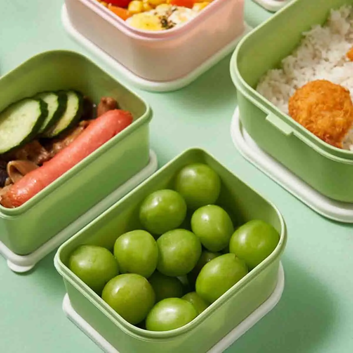 Tableware Double-deck Box with Large Capacity