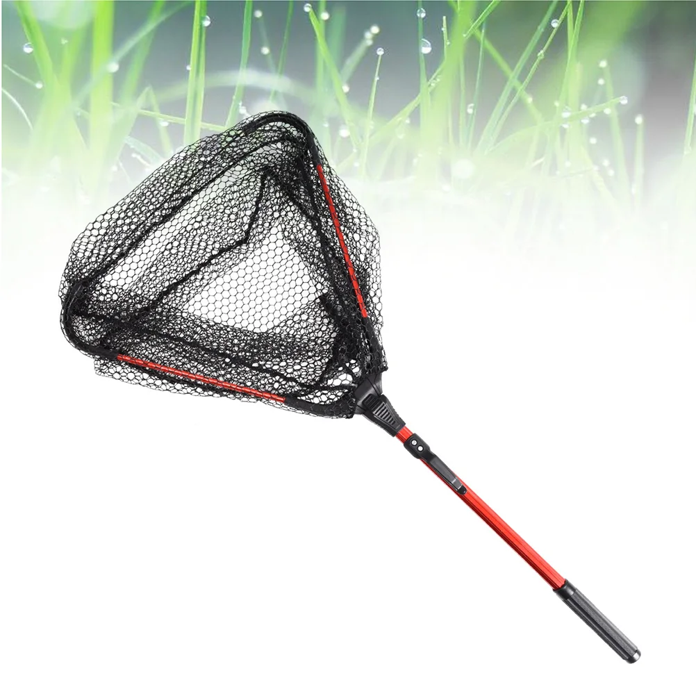 

Fishing Net Foldable Extendable Landing Nets Telescopic Pole Handle Handwritten