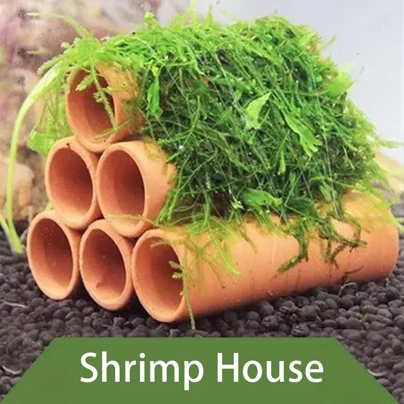 Ceramics Aquarium Decoration Shrimp Fish Hatch Hiding Shelter Pineapple House Fish Spawn Clay Pots Aquarium Accessories fish tank ornaments fish tank decorations aquarium ornaments