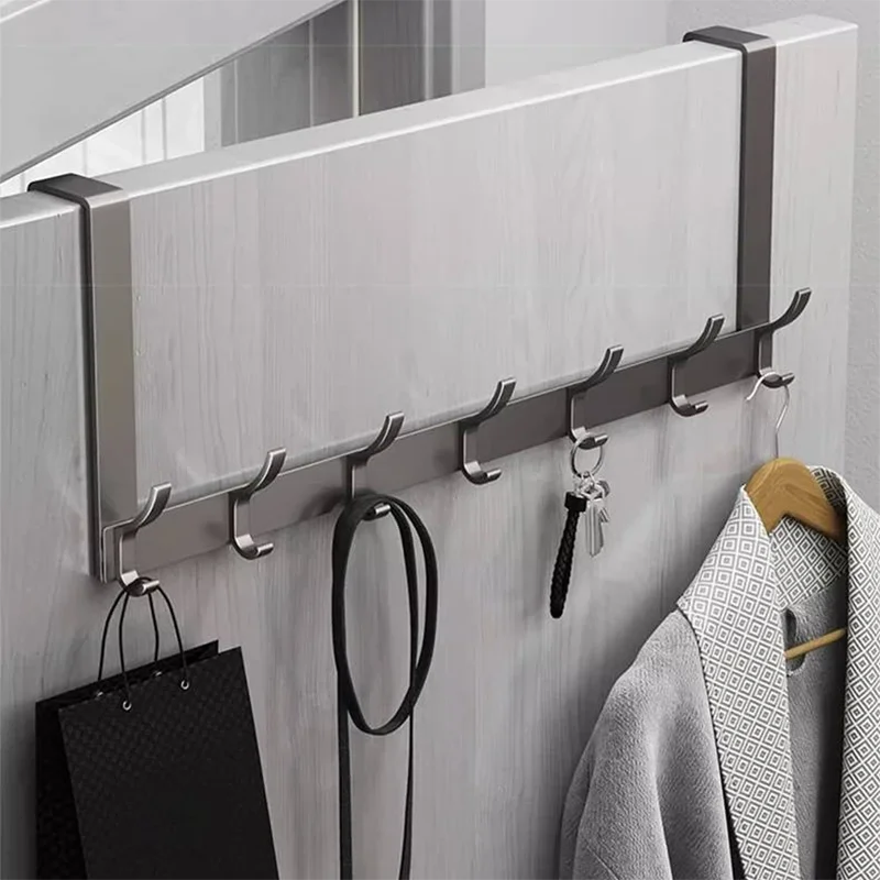Hooks Over Door Home Organizer Rack Clothes Coat Hat Towel Hanger Bathroom Accessories Holder Door Hang Quick Installation door hook