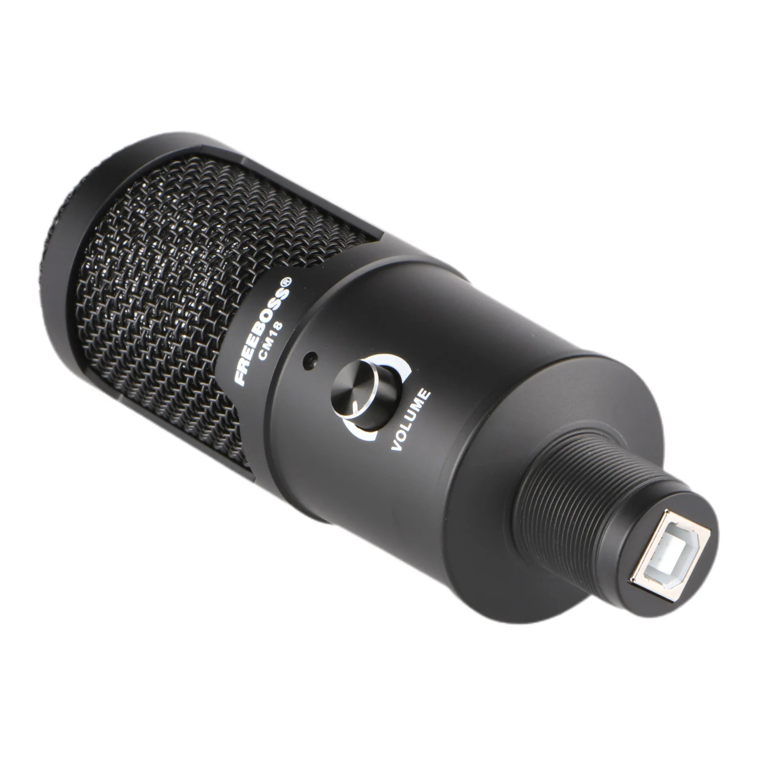 FREEBOSS Condenser USB Microphone Metal Cardioid Computer Recording Mic Live Gaming Streaming Broadcast Karaoke CM18 For Youtube usb microphone