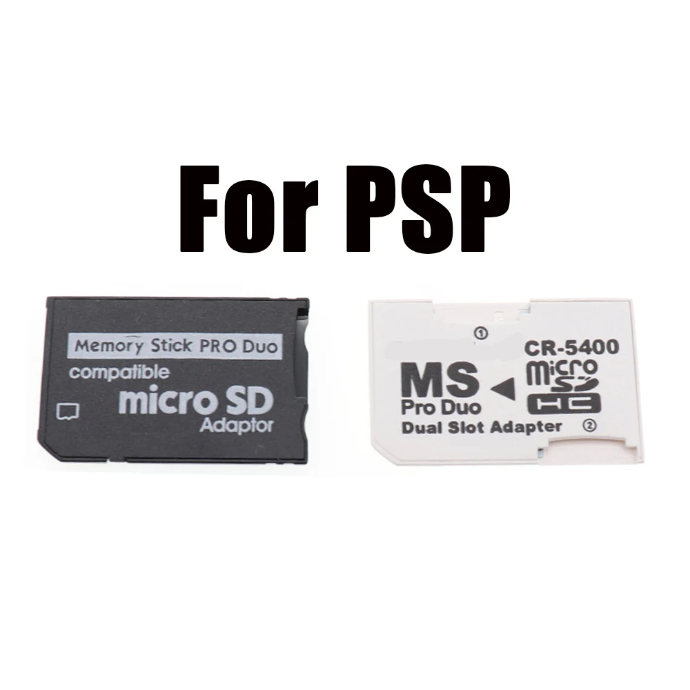 Micro Sd Tf A Memory Stick Ms Pro Duo Per Psp 1000 2000 3000 Card Dual 2 Slot Adapter Converter