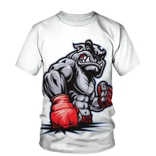 

Boxer Dog 3D Printed T Shirt Men's Short Sleeve O Neck 3D Style Fashion Streetwear Summer Alternative Punk Dress Tee XXS-6XL