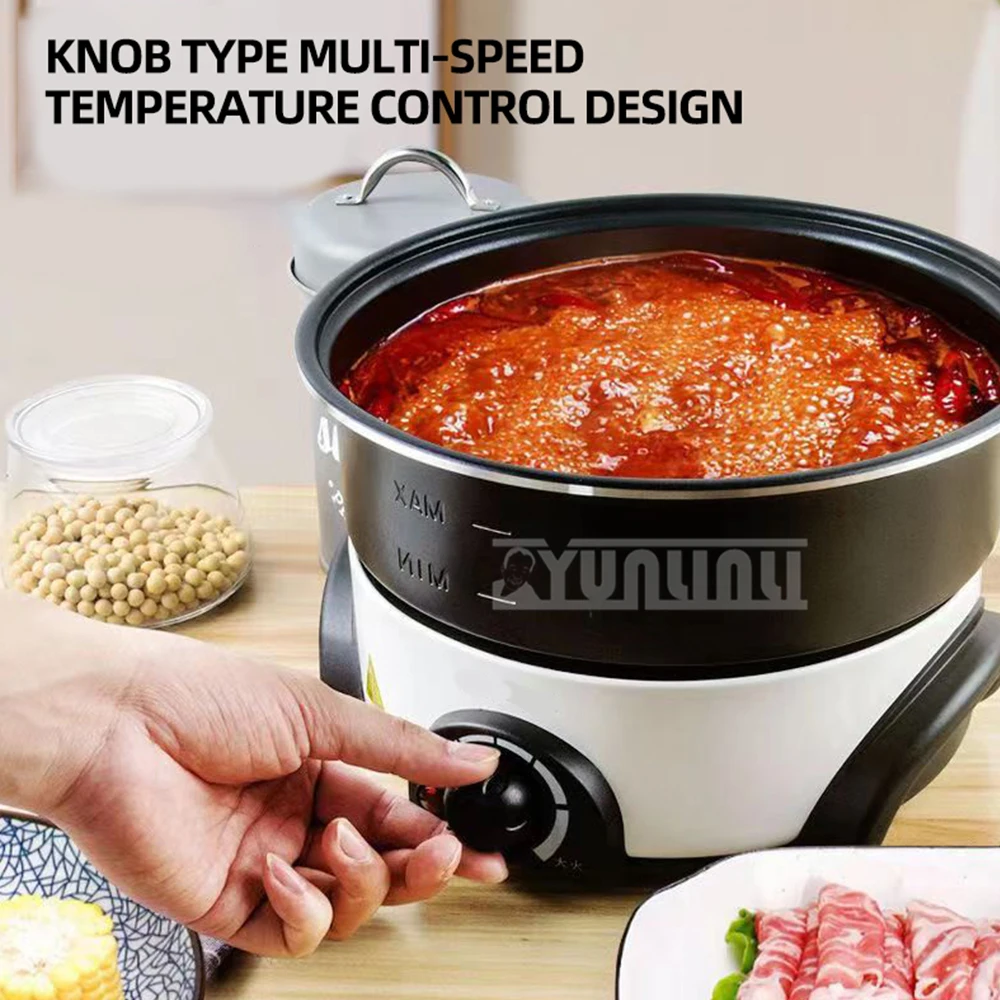 Household Electric Cooking Pot Multi Cooker Large Capacity Multifunctional Non Stick Panela A Vapor 4