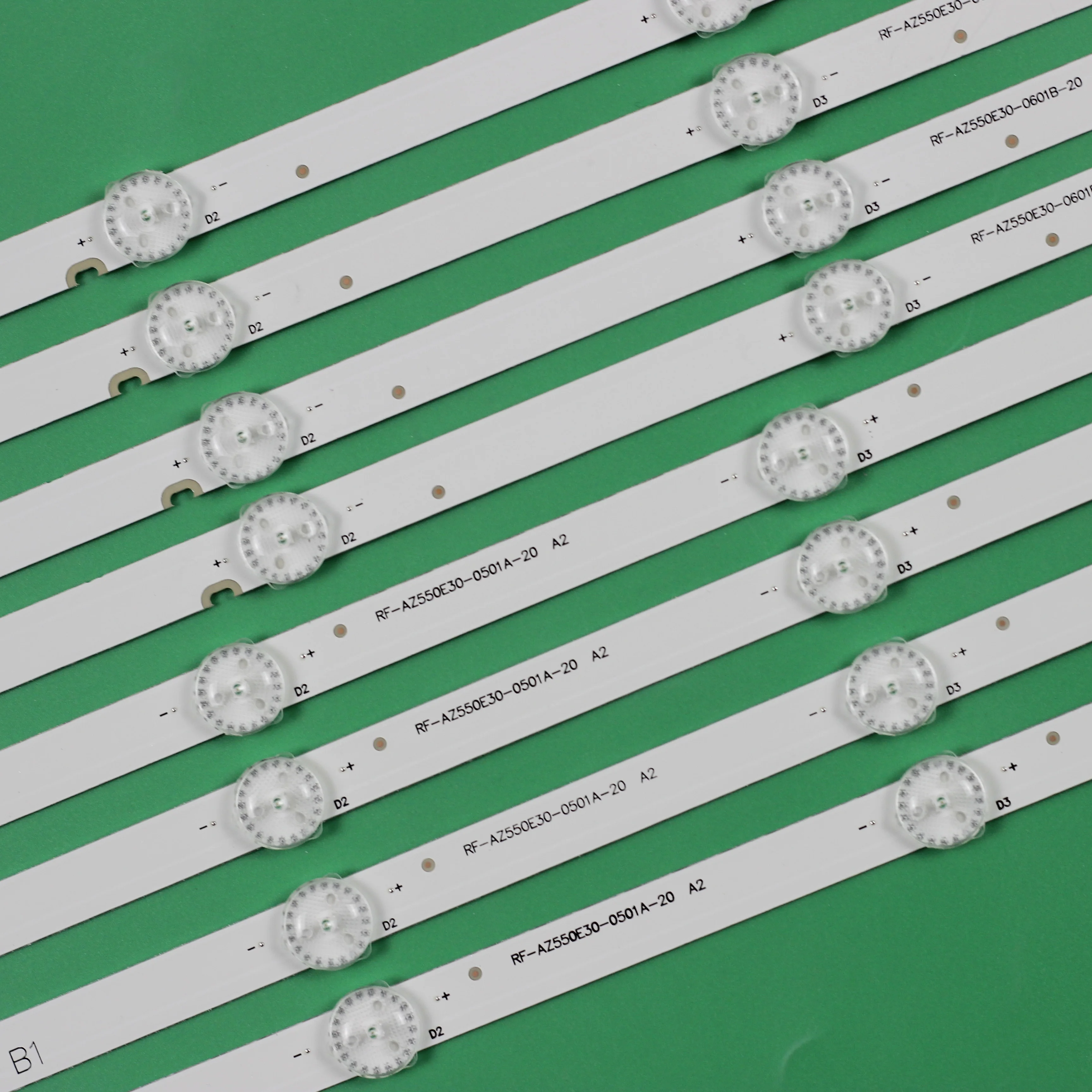 Tira Led para lg 55 tv 55uj6200 55uj6300 Ptv55u21 Rf-az550e300501a12 Rf-az550e30-0601b-12 Sdl550wy Ld0-910 55e388g Conjunto de 8pc - Imagem 6
