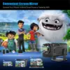 Outdoor Portable 4K Smart Projector HD Large Screen Home Movie Projector HY320 Mini Upgrade 720P Android 11 Wifi6 BT5.0 Cinema 2